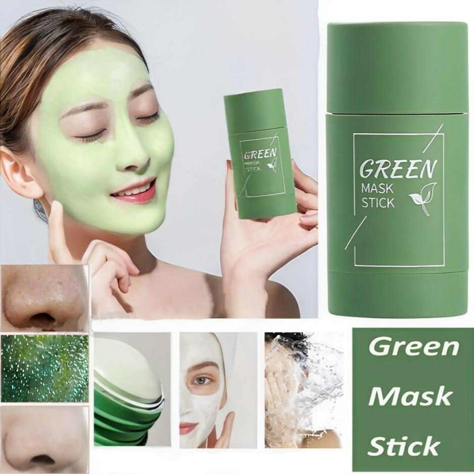 Green Mask Stick – Blackhead Remover & Acne Treatment | 100% Natural Skincare