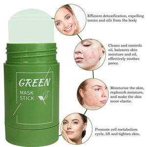 Green Mask Stick – Blackhead Remover & Acne Treatment | 100% Natural Skincare
