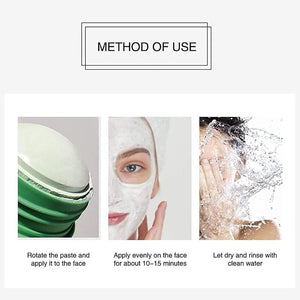Green Mask Stick – Blackhead Remover & Acne Treatment | 100% Natural Skincare