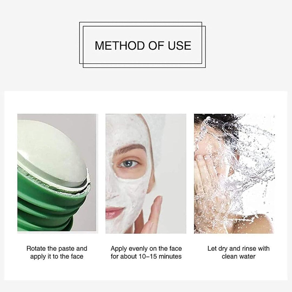 Green Mask Stick – Blackhead Remover & Acne Treatment | 100% Natural Skincare