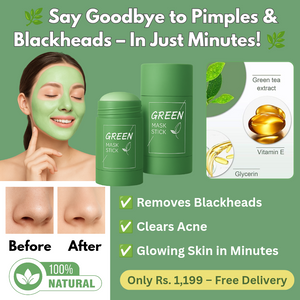 Green Mask Stick – Blackhead Remover & Acne Treatment | 100% Natural Skincare