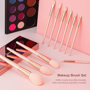 Sweet Beauty 07 Pcs Makeup Brush Set | Complete Brush Kit For Professional And Beginner (random Color)